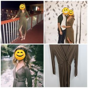 Olive Green Boutique Dress